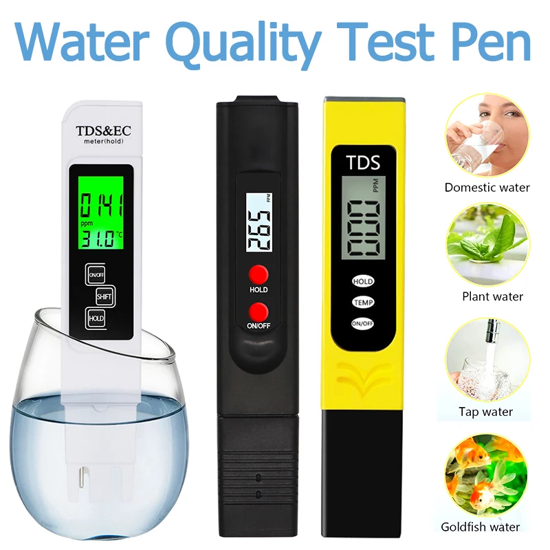 Pluma TDS de alta precisión, i - Ph Meter Digital Water Tester reseña y precio