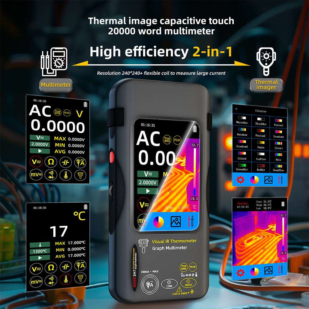 Multímetro de cámara de imagen - Thermal Imaging Camera Pcb Repair reseña y precio