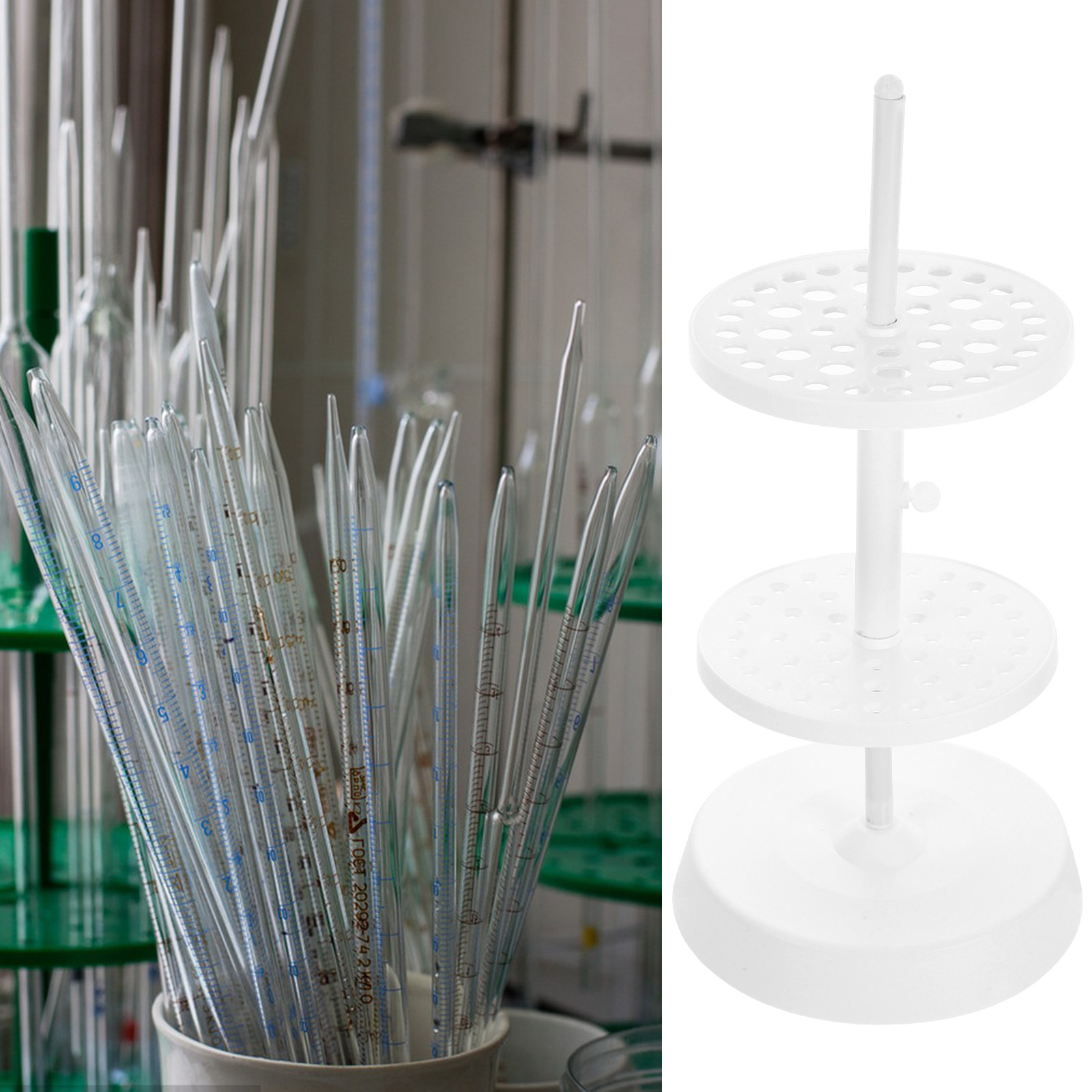 Soporte redondo para pipetas d - Lab Equipment reseña y precio