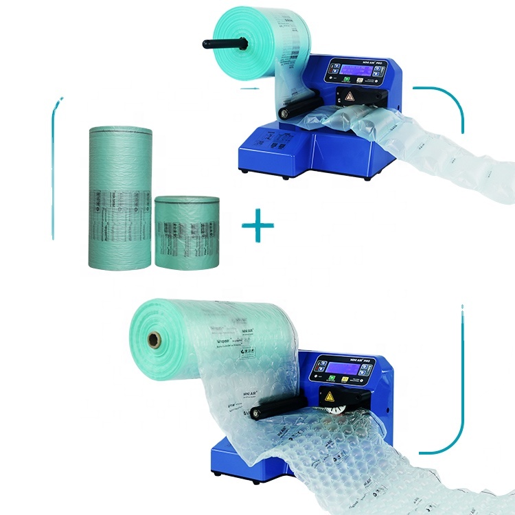 Máquina de cojines de aire a p - Air Bubble Wrap Roll Packaging reseña y precio