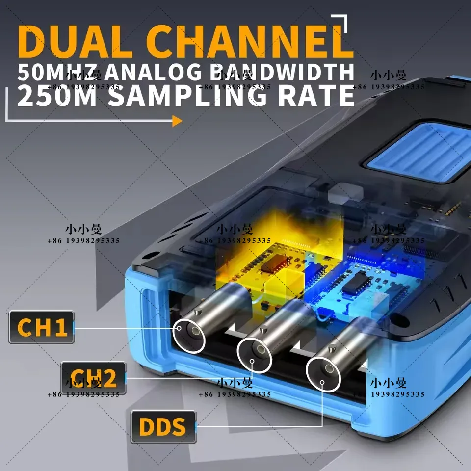 FNIRSI 2C23T 10MHz, 2C53T 50MH - Fnirsi Digital Oscilloscope Handheld reseña y precio